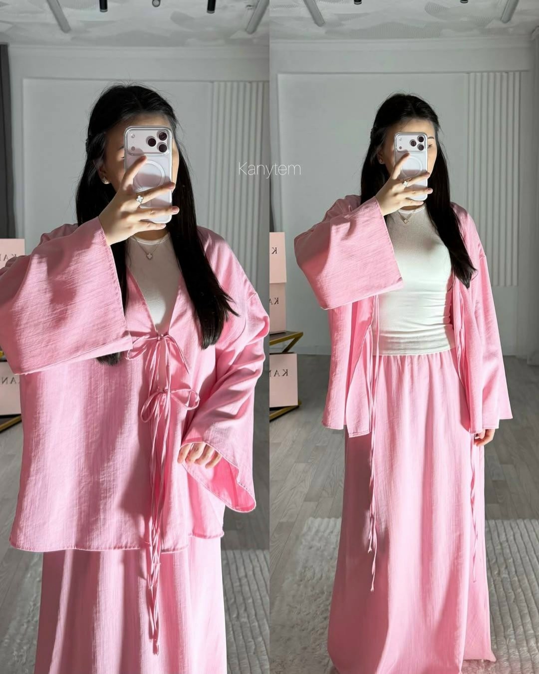 костюм с кимоно,костюм льняной женский,стильные наряды,костюм из льна