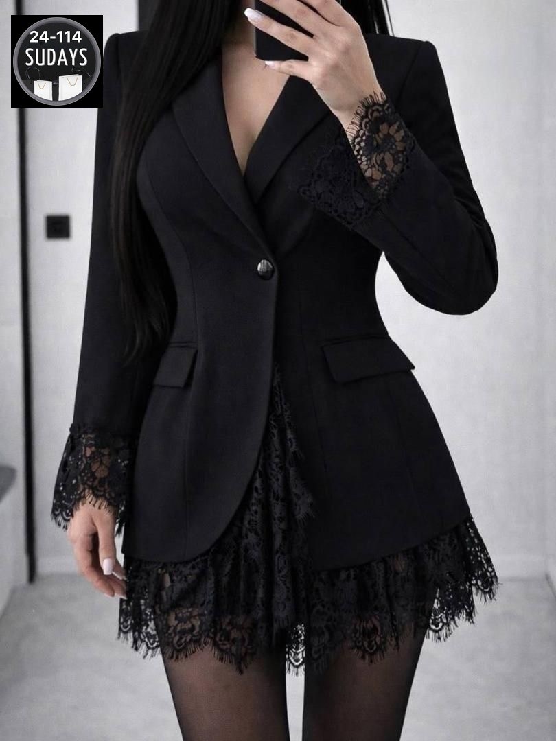 платье пиджак с кружевом,блейзер с кружевом,пиджак с кружевом,пиджак женский кружево,блейзер с кружевом и пышными рукавами