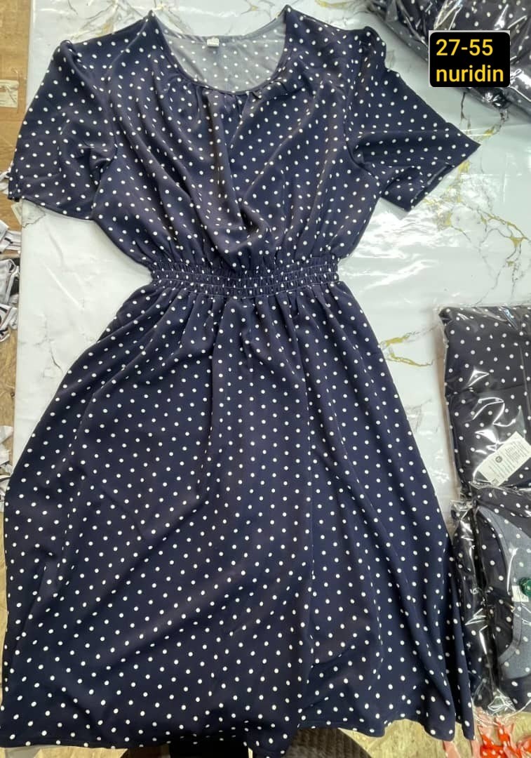 женское платье в горошек,платья женские летние больших размеров в горошек,платье больших размеров в горошек,платье на полных женщин,платья большие размеры