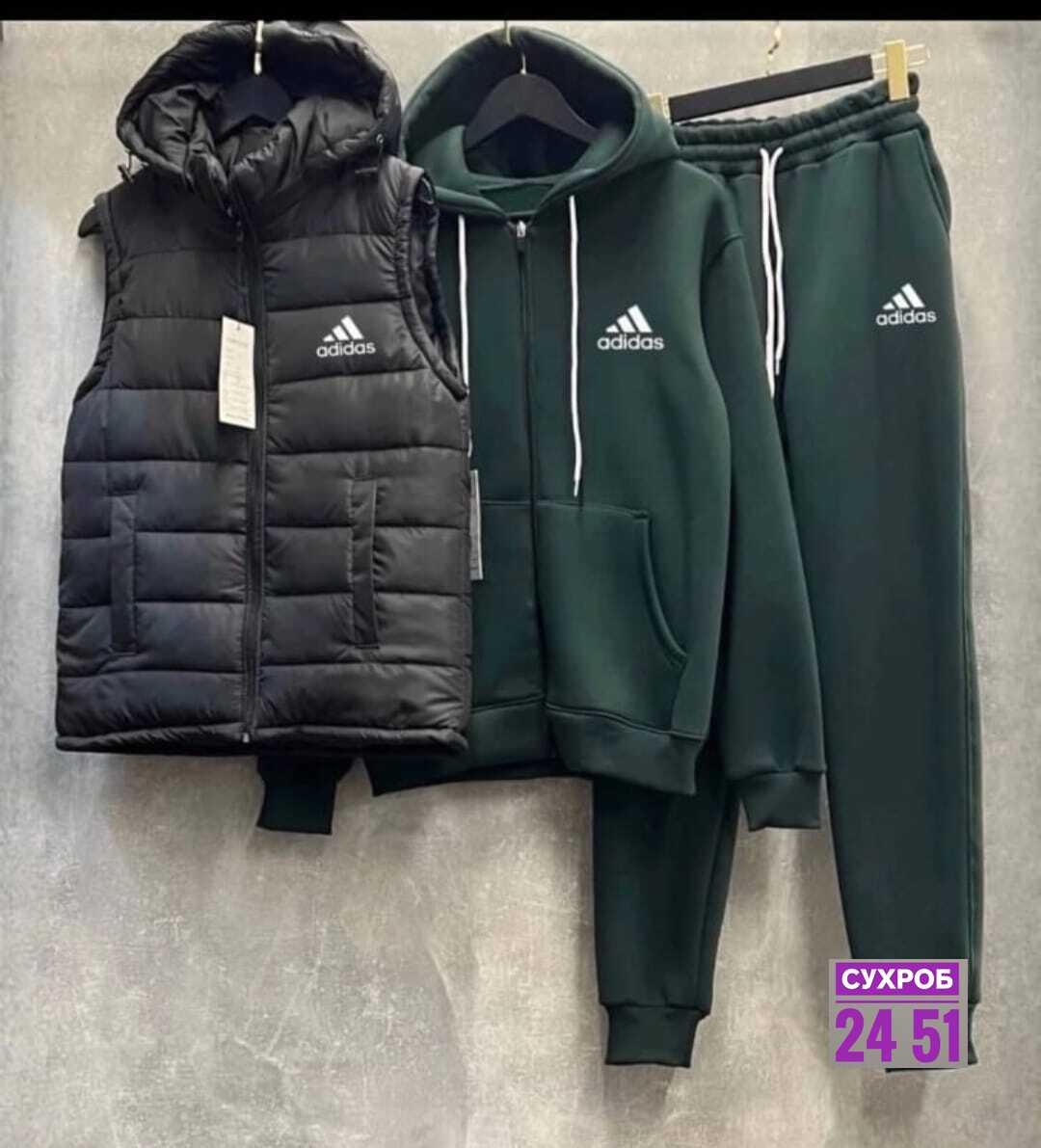 костюм спортивный мужской,теплый спортивный костюм на флисе с жилеткой,спортивный костюм adidas теплый,спортивный костюм тройка с жилеткой,спорт костюм тройка мужской