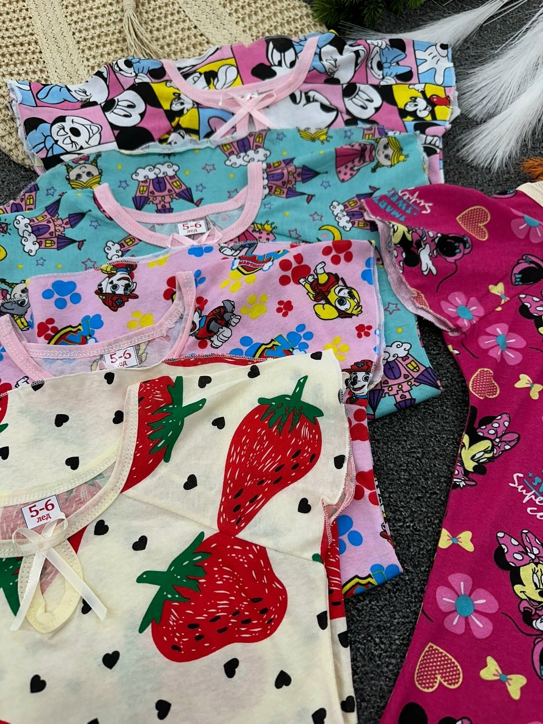 ночнушка для девочки,пижама для девочек,сорочка для девочки,для девочек платья,одежда для девочки