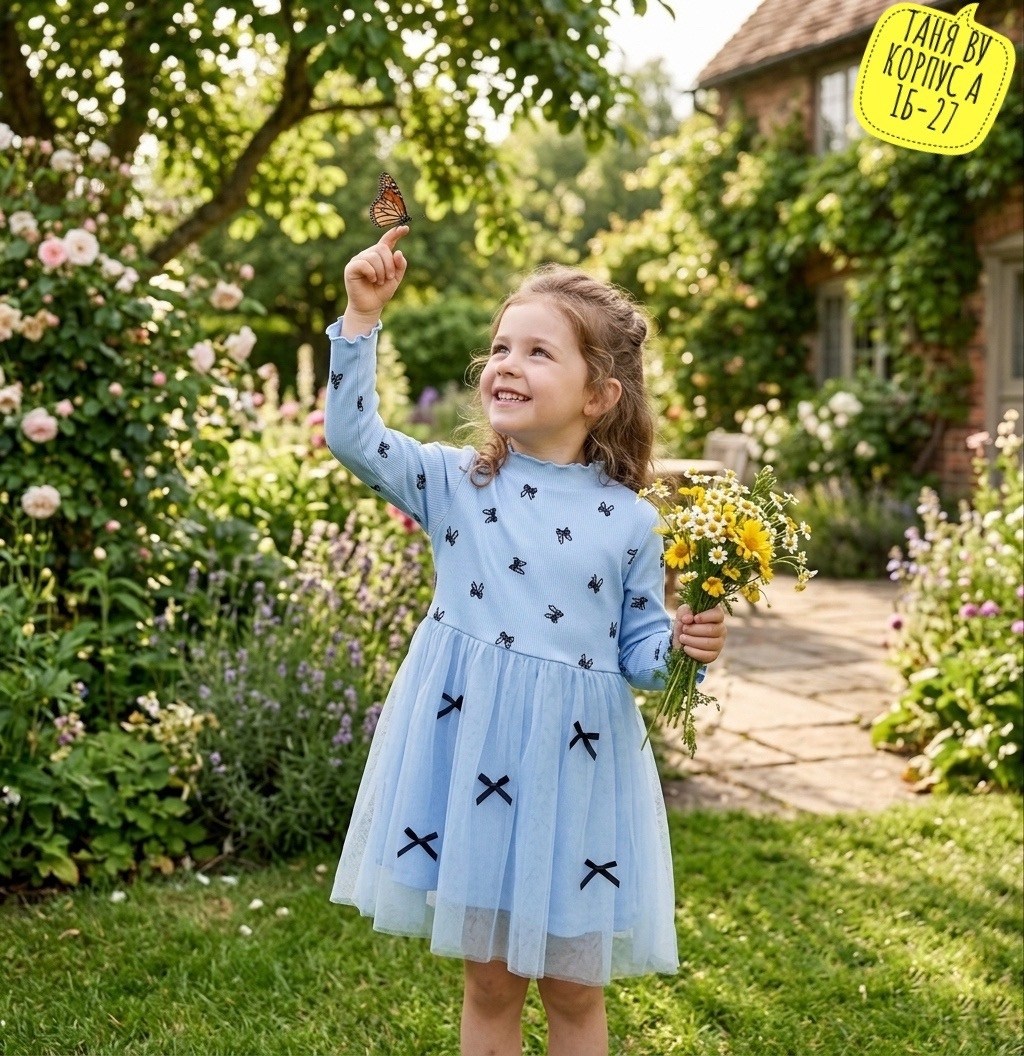 платье для девочки,нарядное платье для девочки,платья детские,голубое платье для девочки,детская платье