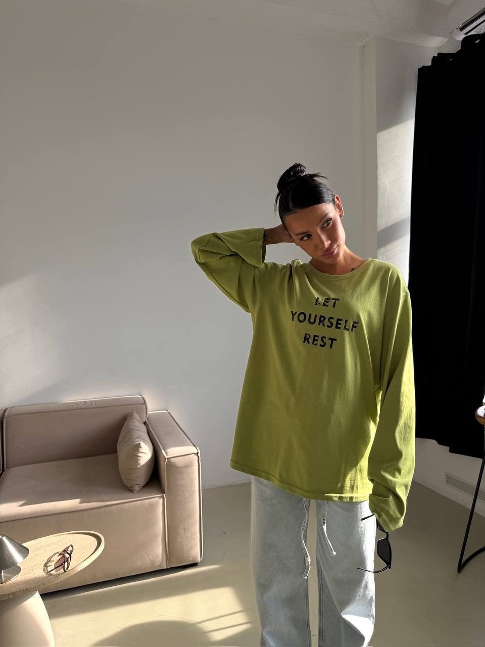 лонгслив оверсайз y2k с принтом young & dynamic,лонгслив оверсайз с принтом riif,лонгслив,лонгслив оверсайз,свитшот женский