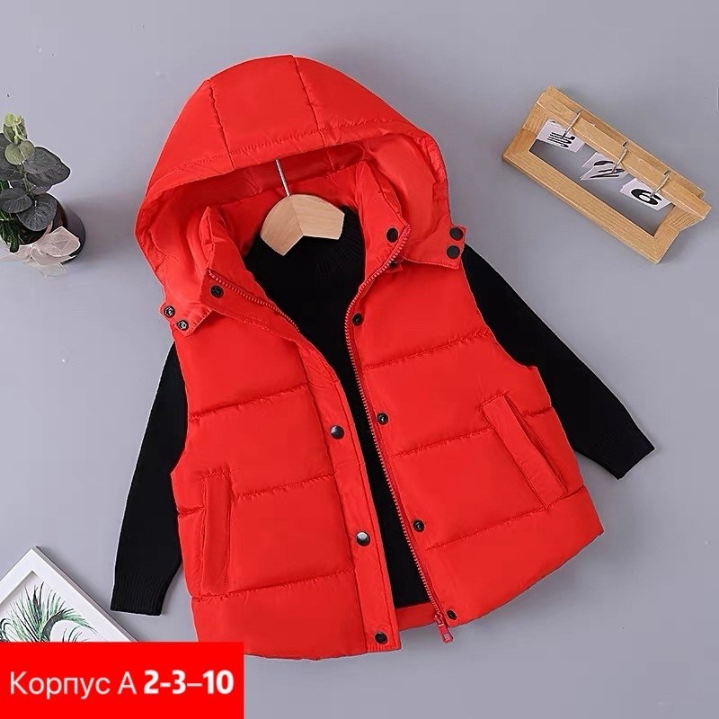 жилет для малыша,жилет с капюшоном,жилетка детская,теплый жилет,жилет детский