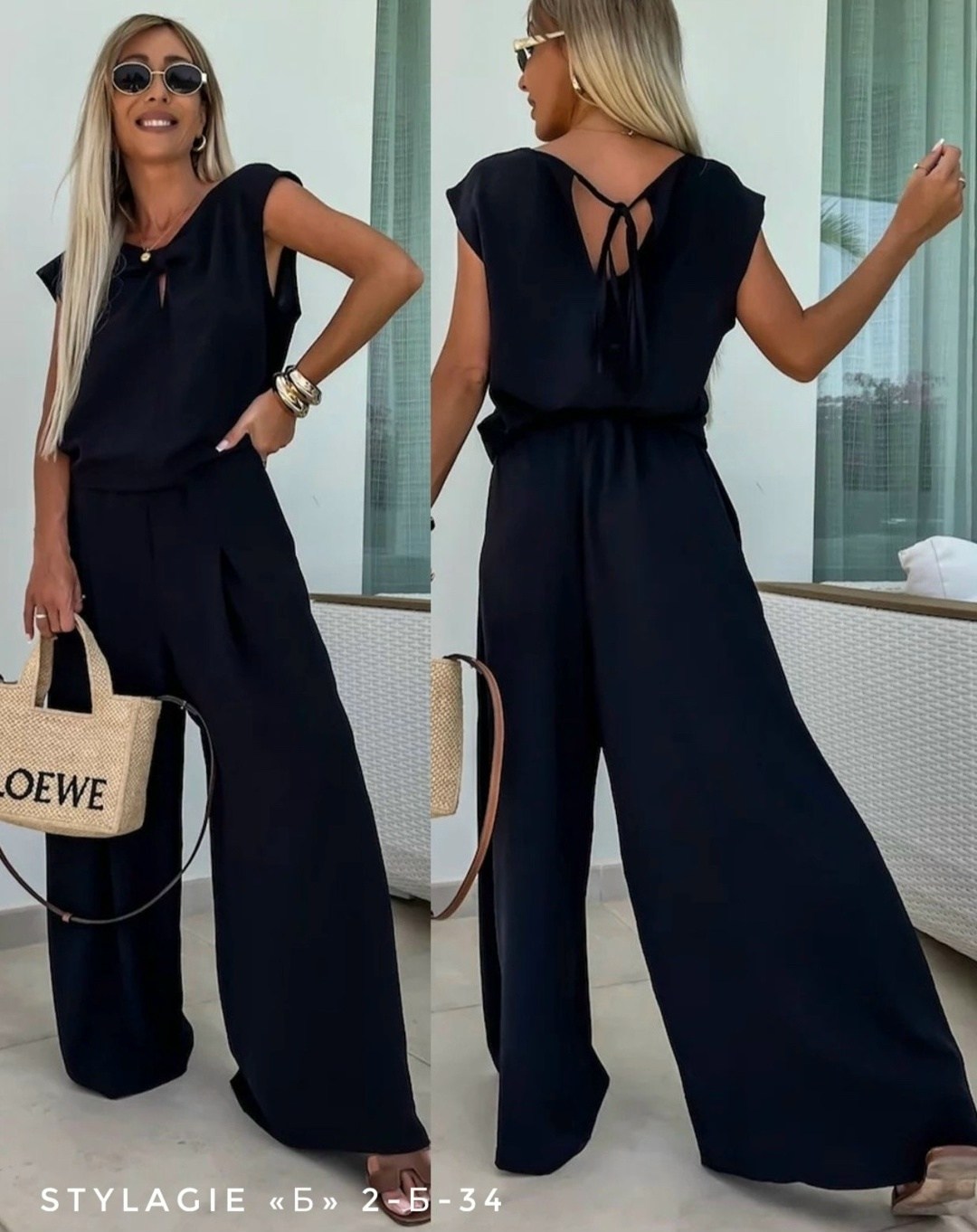 костюм летний брючный с блузкой amarose,костюм летний брючный,женский летний брючный костюм,элегантные комбинезоны,летние костюмы