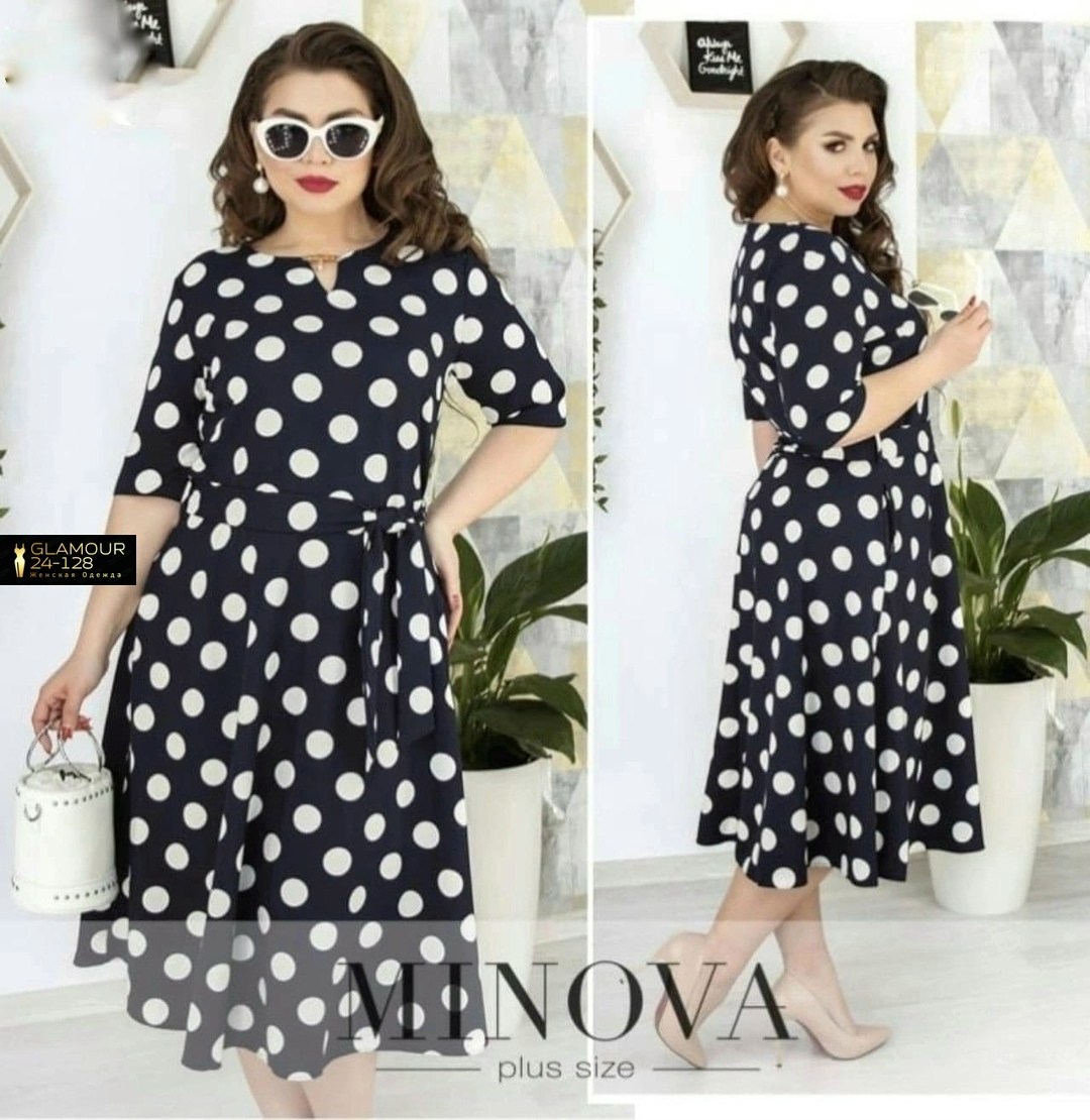 платье женское в горошек,платье женское в горошек ,женское платье больших размеров,женское платье в горох,платье женская