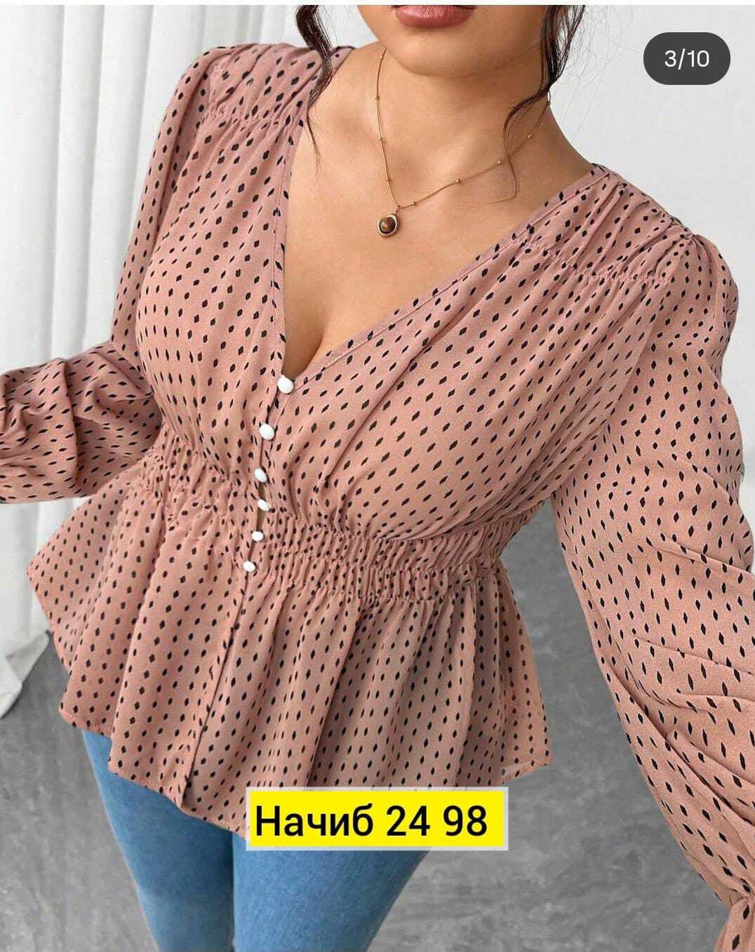 повседневная блуза,блузка женская,блузка,блузка с оборками,модная блузка