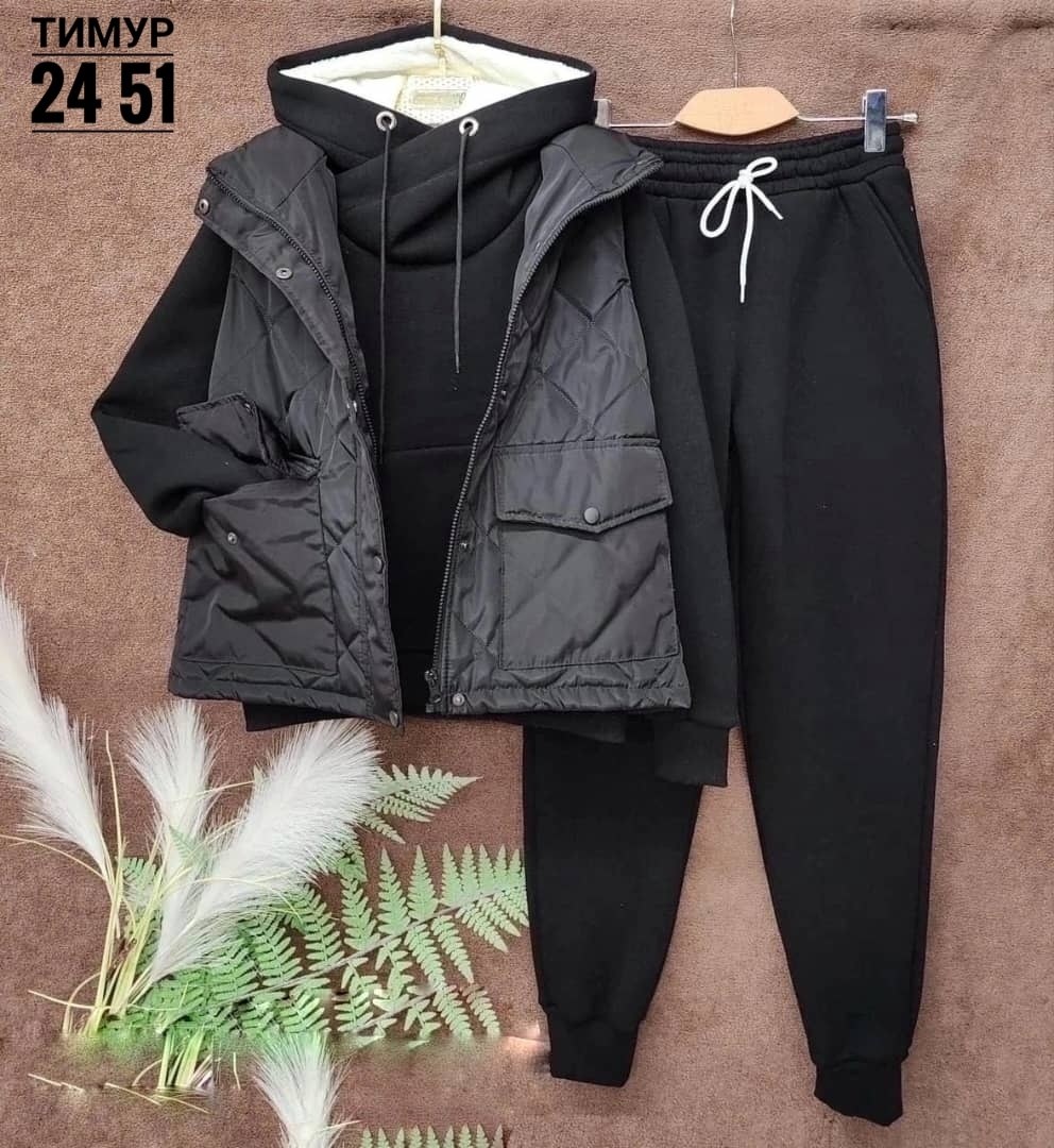 спортивные костюмы женские,спортивный костюм утепленный mir wear тройка женский,костюм на флисе,костюм тройка женский,женские костюмы