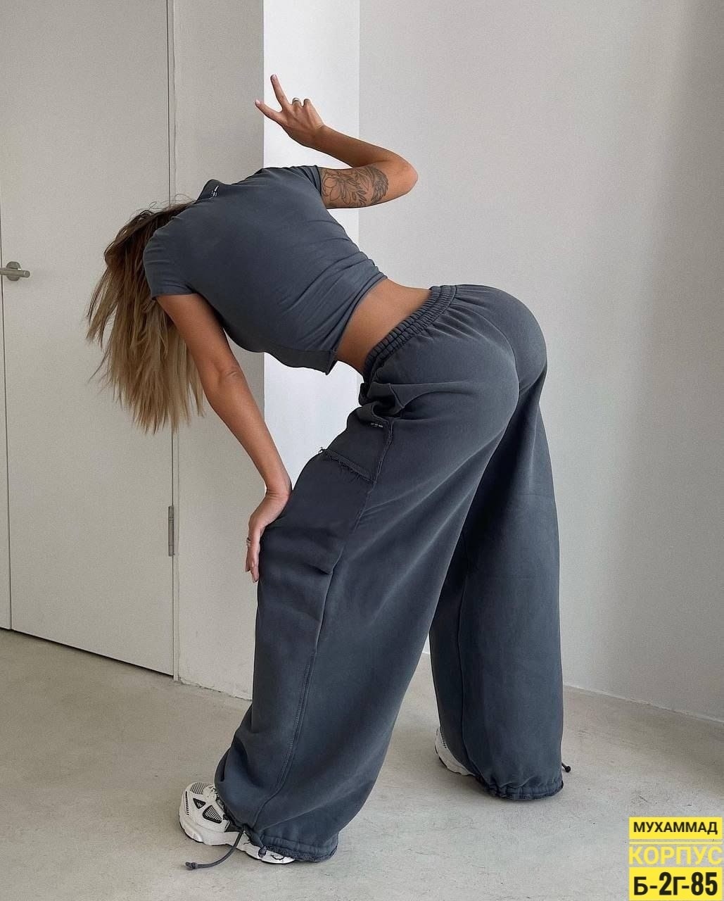 широкие спортивные брюки большого размера,брюки спортивные женские,женские спортивные брюки из полиэстера,серые спортивные штаны в корейском стиле,спортивные штаны