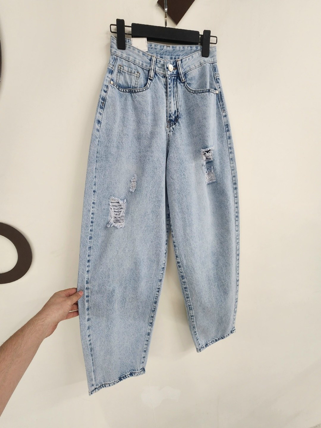 джинсы y2k с высокой посадкой рваные loliko,джинсы широкие,брюки джинсы,джинсы женские широкие,джинсы повседневные