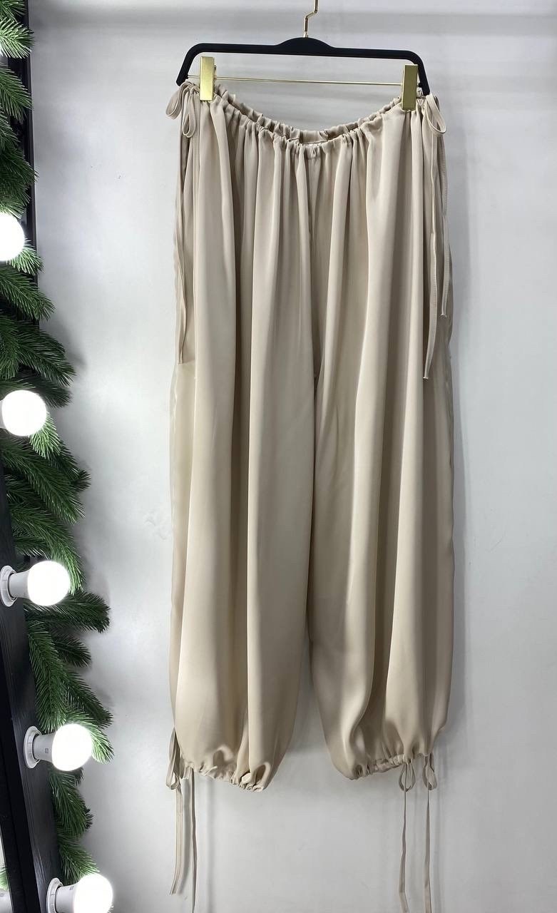 брюки женские белые,брюки-шаровары,брюки с завязками,штаны шаровары,широкие брюки