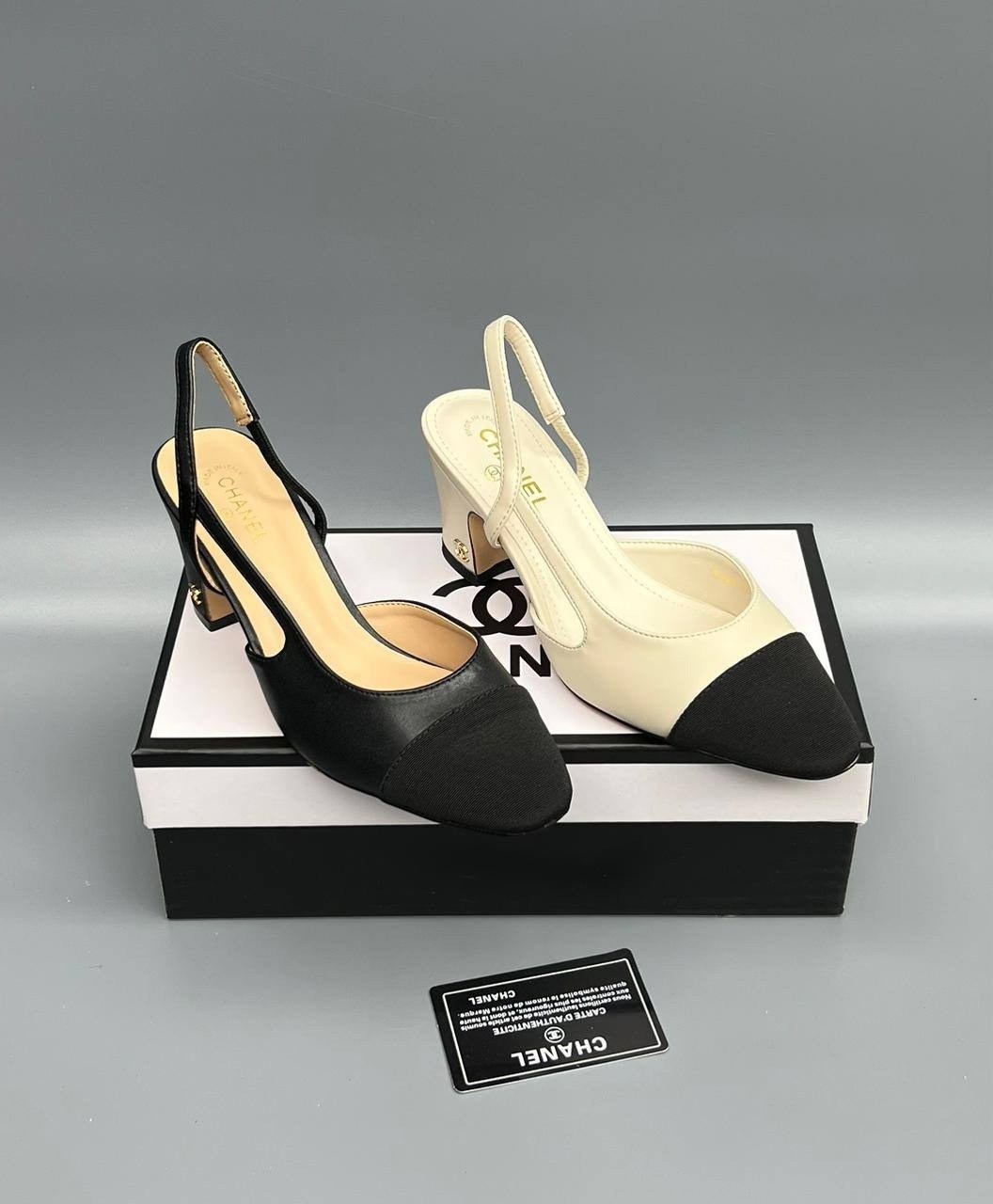 босоножки chanel,туфли chanel slingback,туфли chanel,шанель туфли,туфли шанель слингбэки