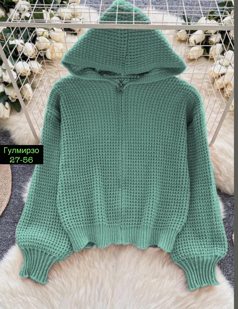 свитера с капюшоном,модные свитера,вязаная кофта,вязаные свитера,кофта - кардиган кашемировый с капюшоном на молнии