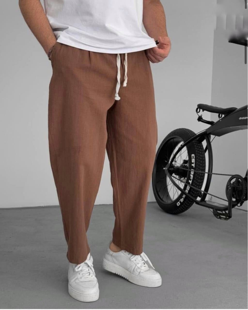 брюки льняные мужские,штаны льняные мужские,штаны белые,летние брюки мужские,мужские брюки