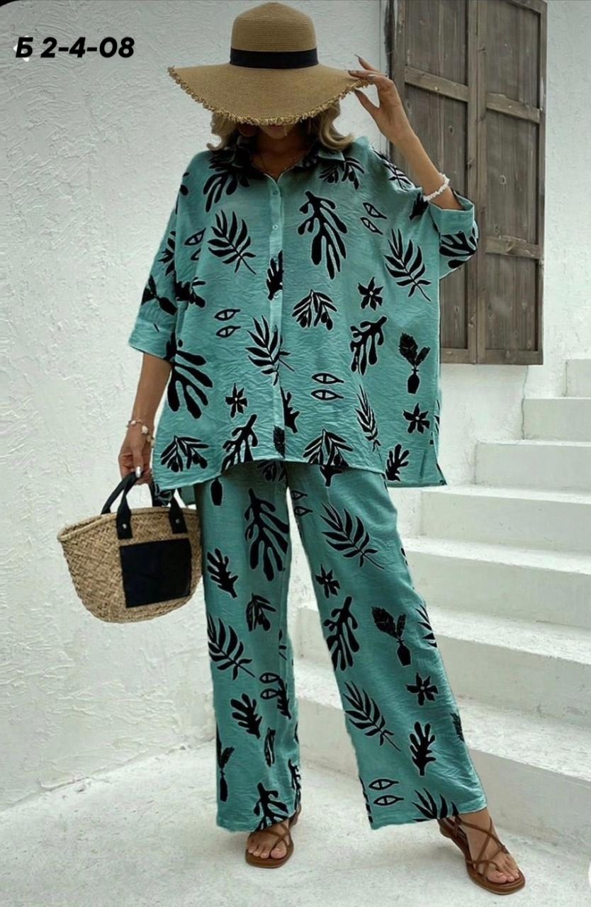брючный летний костюм с рубашкой,костюм брючный jasme 312901464,женские костюмы брючные,летний костюм с рубашкой,брючный костюм