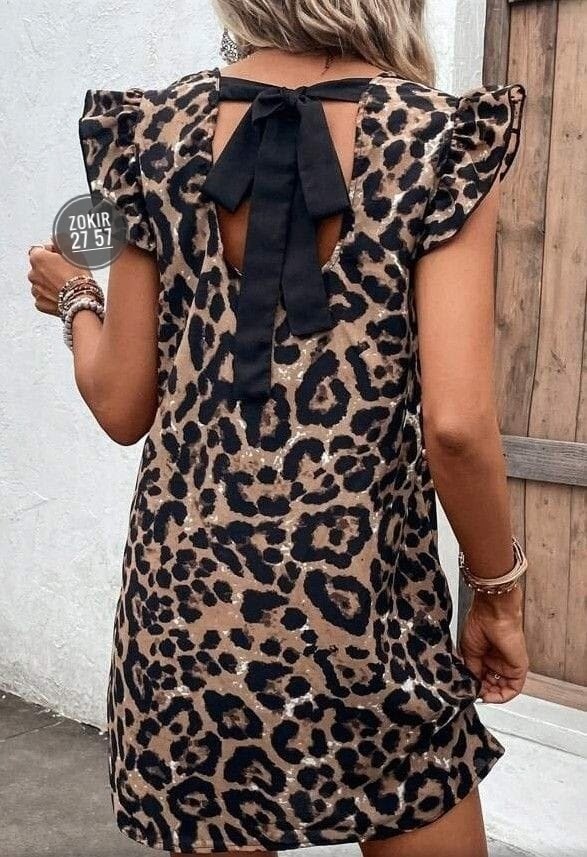 туника леопардовая,платье с леопардовым принтом,леопардовое платье,платье женское леопард,женское леопардовое платье