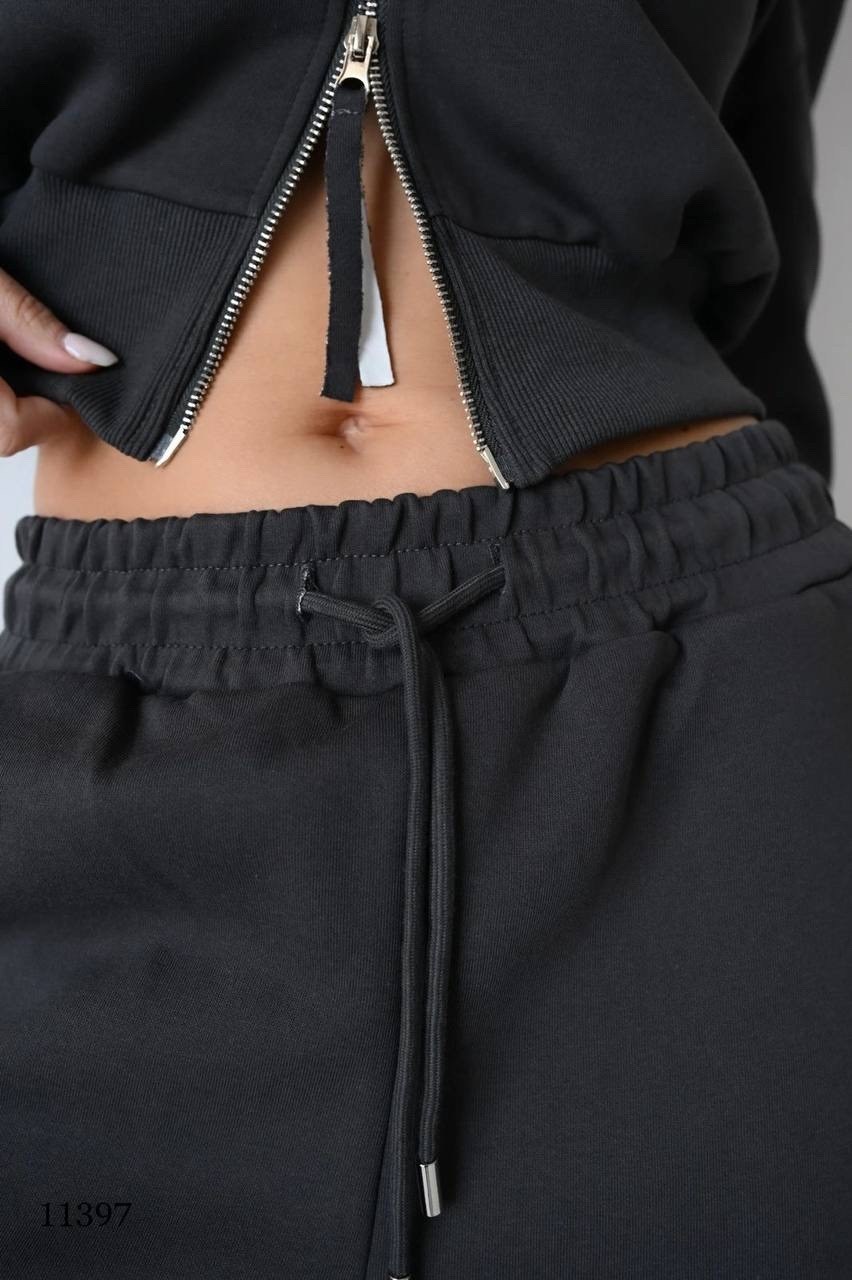 спортивный костюм с брюками на кулиске olli suits,спортивный костюм с зип худи и брюками,женский спортивный костюм,cпортивный костюм женский на флисе,костюм женский