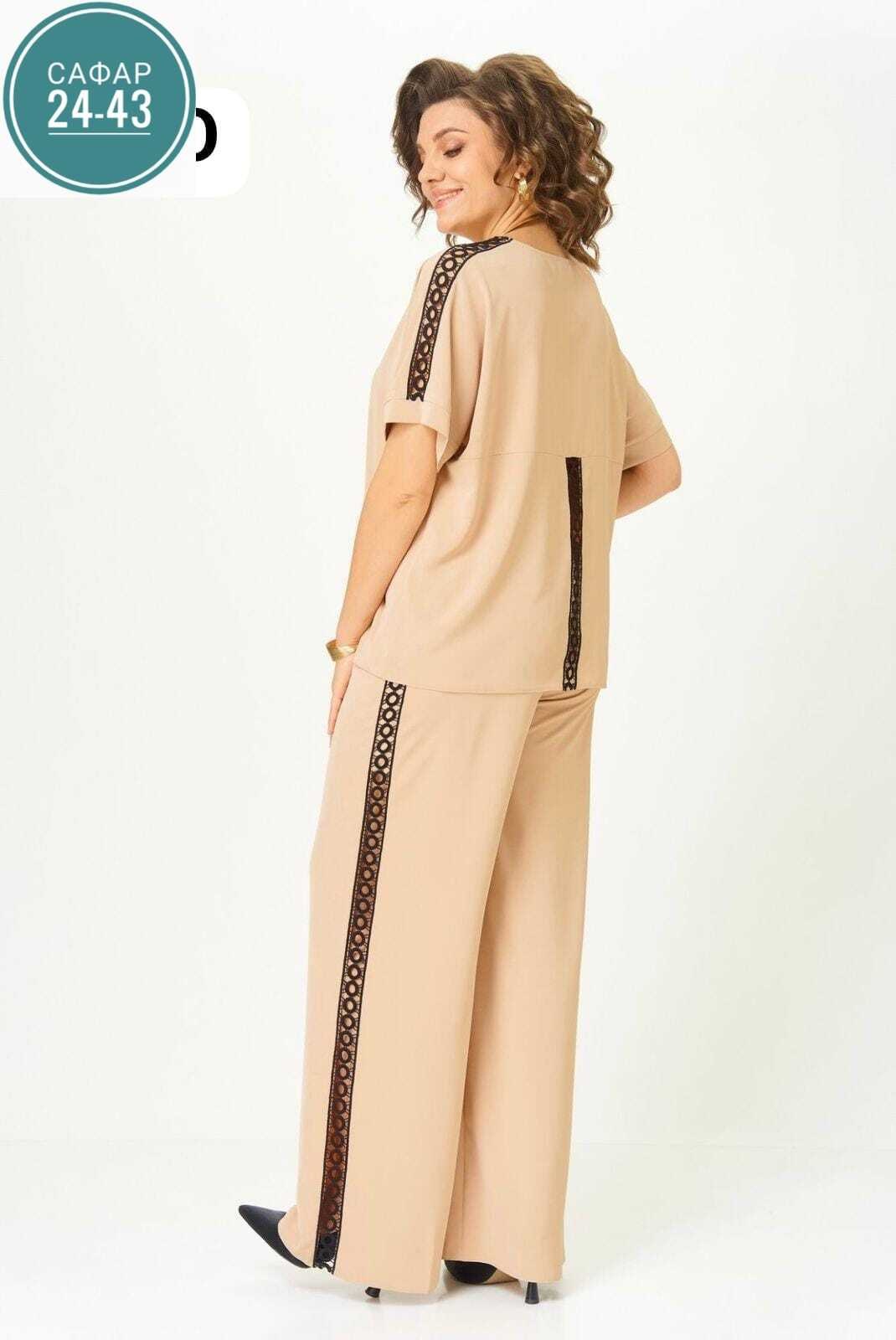 бежевый брючный костюм,брючный комплект,праздничный брючный костюм,костюм бежевый,женские костюмы больших размеров