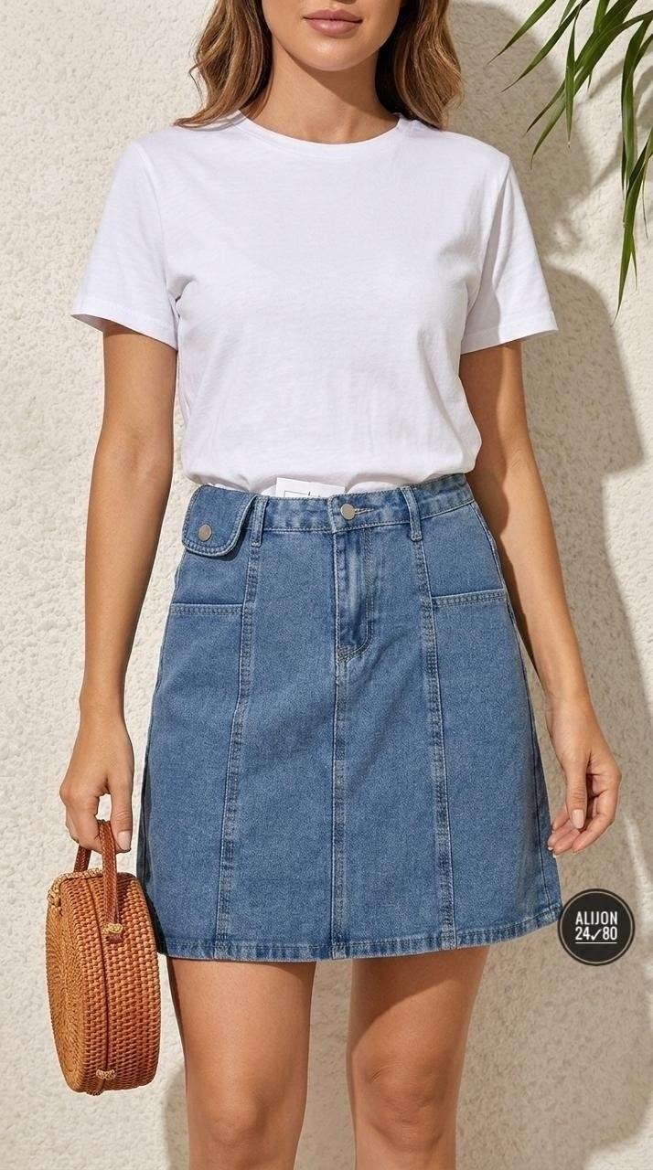 женская летняя джинсовая мини-юбка с высокой талией,женская джинсовая мини-юбка с высокой талией,юбка джинсовая женская,юбка джинсовая,женская джинсовая юбка с высокой талией