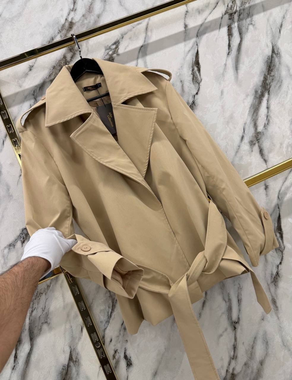 тренч женский,бежевый тренч,тренч,плащ тренч женский,тренч короткий