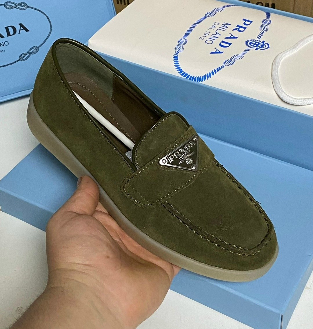 замшевые лоферы,лоферы prada,мокасины замшевые,,лоферы прада