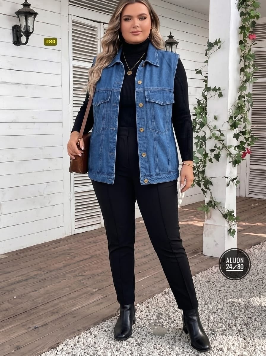женский джинсовый жилет большого размера,джинсовый жилет,джинсовый жилет женский,жилет для полных,жилетка джинсовая