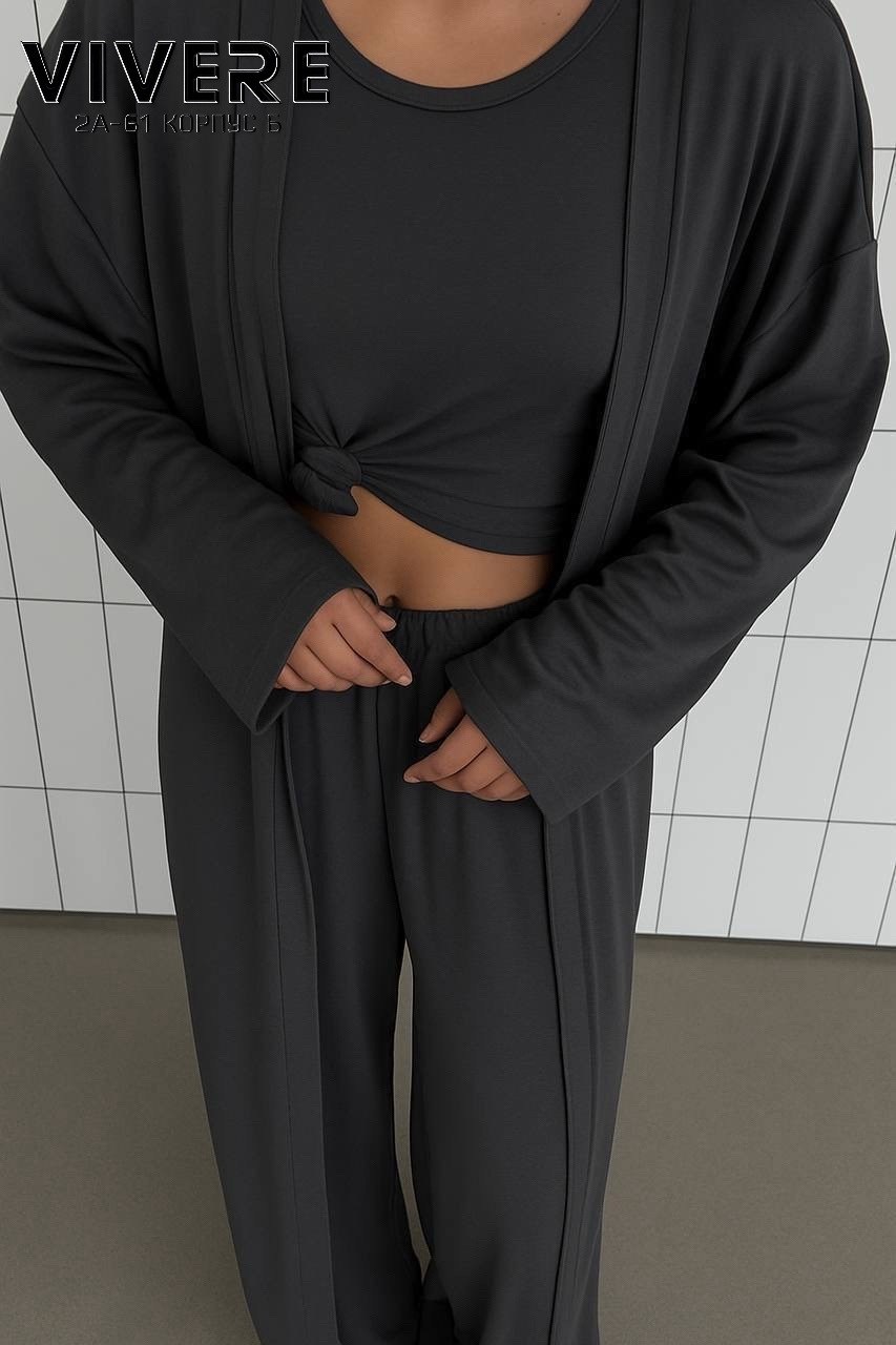 костюм тройка летний с лонгсливом,костюм тройка летний с лонгсливом цвет шоколадный,костюм летний брючный с лонгсливом,костюм тройка летний с лонгсливом oh wonder 404154519,трикотажные костюмы