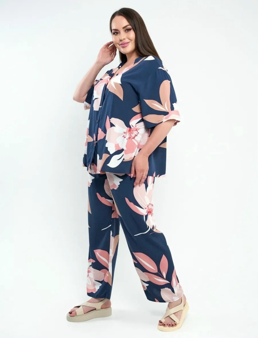 костюм из штапеля на лето брючный,женский костюм свободного кроя,летние костюмы,костюм с брюками,летний женский костюм