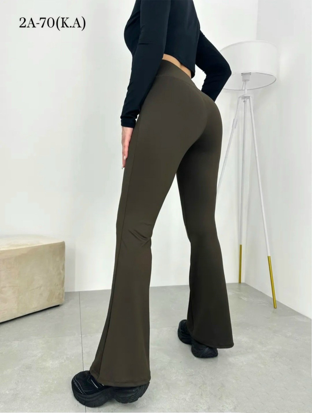 брюки клеш,лосины клёш,женские базовые лосины клёш,брюки клеш женские,леггинсы с высокой посадкой офисные клеш от колена kor.dress
