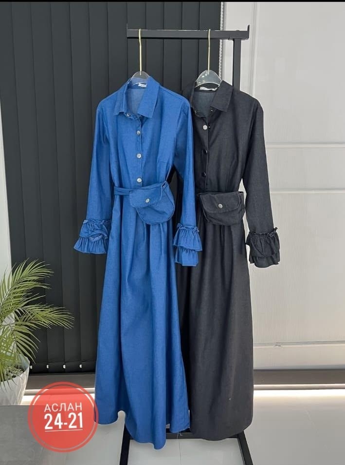 платье из джинсовой ткани,женское джинсовое платье,джинсовая платье,джинсовое платье с длинными рукавами,женское джинсовое платье с длинным рукавом