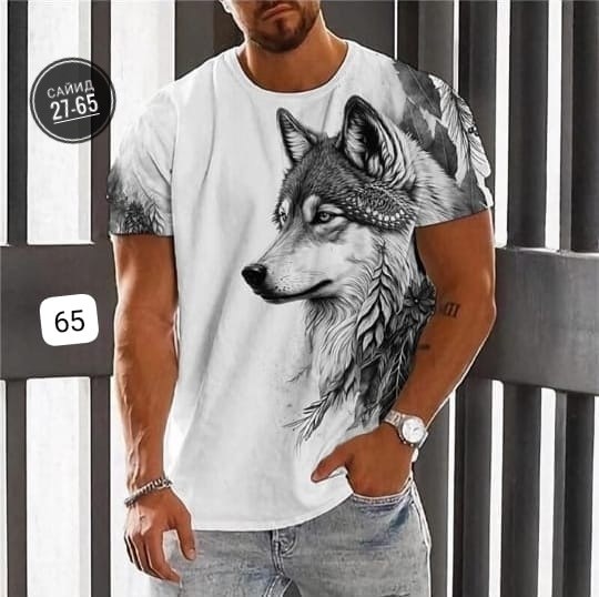 мужская футболка с принтом волка,футболка с рисунком волка,мужские футболки с изображением волка,мужская футболка для мужчин с 3d принтом и изображением волка,футболки мужские