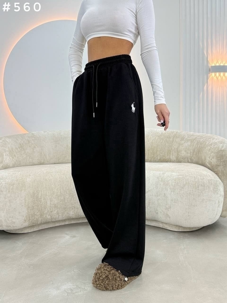 штаны поло,штаны утепленные,женские брюки,брюки палаццо трикотажные широкие gh fashion,брюки джинсы