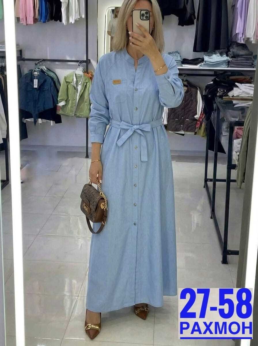 джинсовое платье,джинсовое платье женское,джинсовое платье миди,платье,джинсовое платье-рубашка длины миди