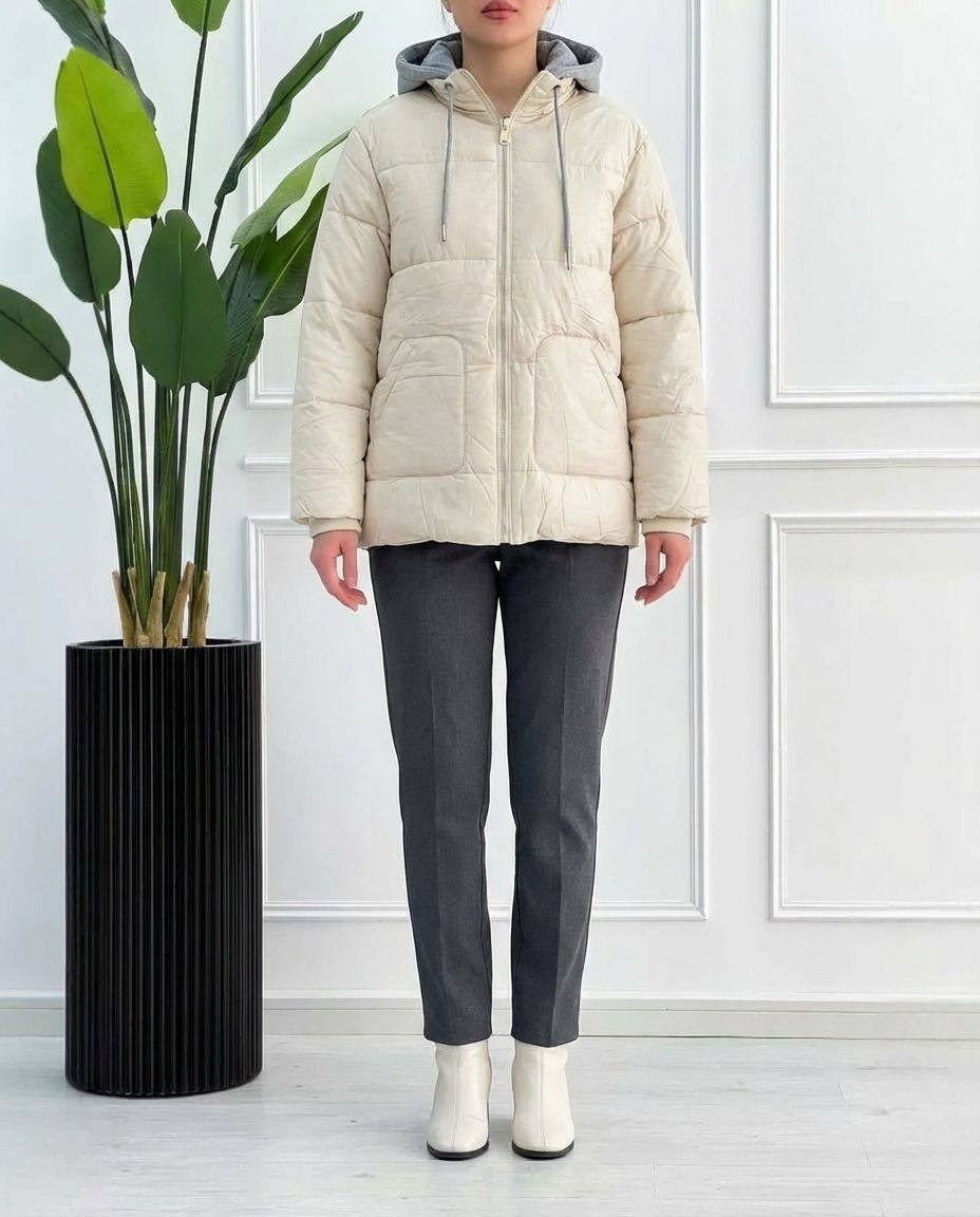 демисезонная куртка,куртка женская бежевая,куртка женская демисезонная,женская куртка m classic 174715542,куртка весна с капюшоном стеганая короткая
