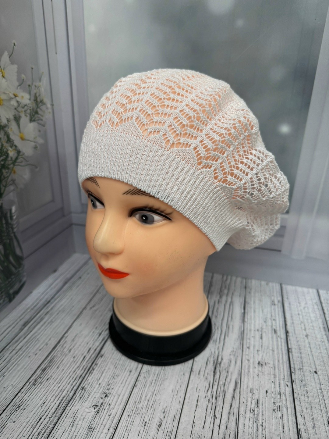 шапка для женщин,шапка платок,женская шапка,берет летний,женский берет