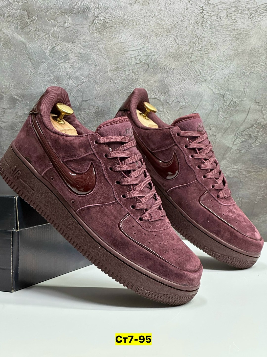 nike air force 1 low цвет бордовый,,nike air force 1 '07,кроссовки nike air force 1 low цвет бордовый,nike air force 1 low