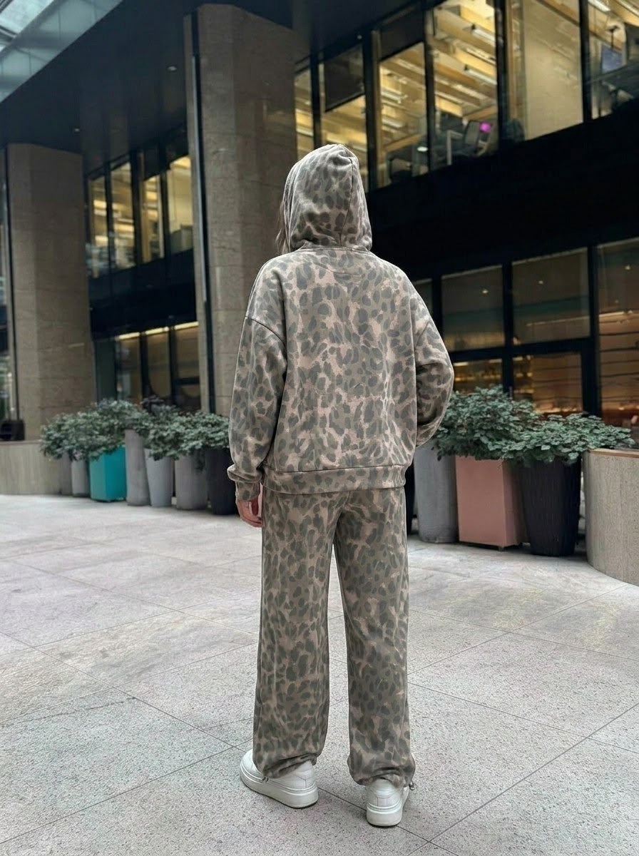спортивный костюм теплый брючный леопардовый majiko,спортивный костюм теплый леопардовый majiko,спортивный костюм теплый осенний леопардовый majiko,спортивный костюм женский теплый леопардовый majiko,