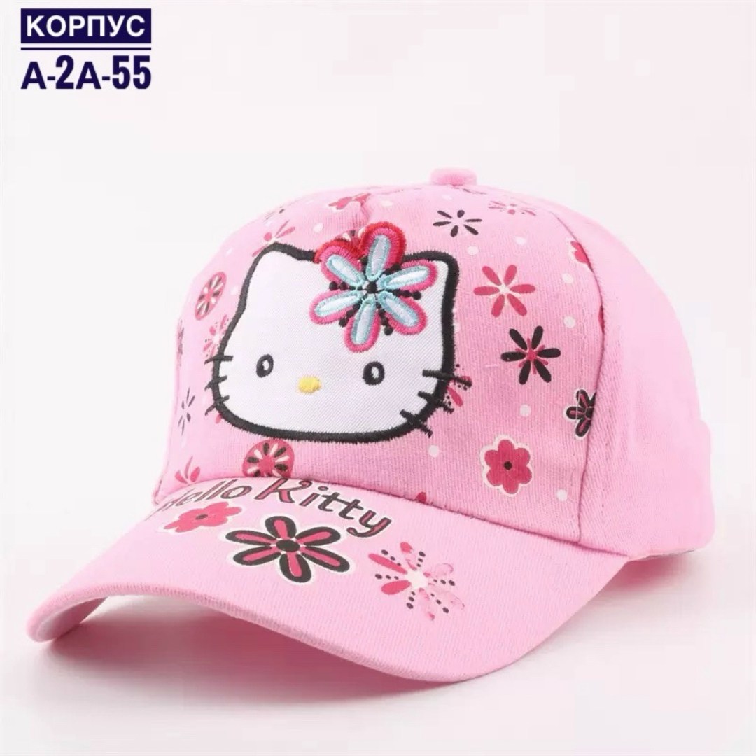 кепка хелло китти,кепка для девочек,бейсболка хелло китти,кепки детские для девочек,бейсболка для девочек