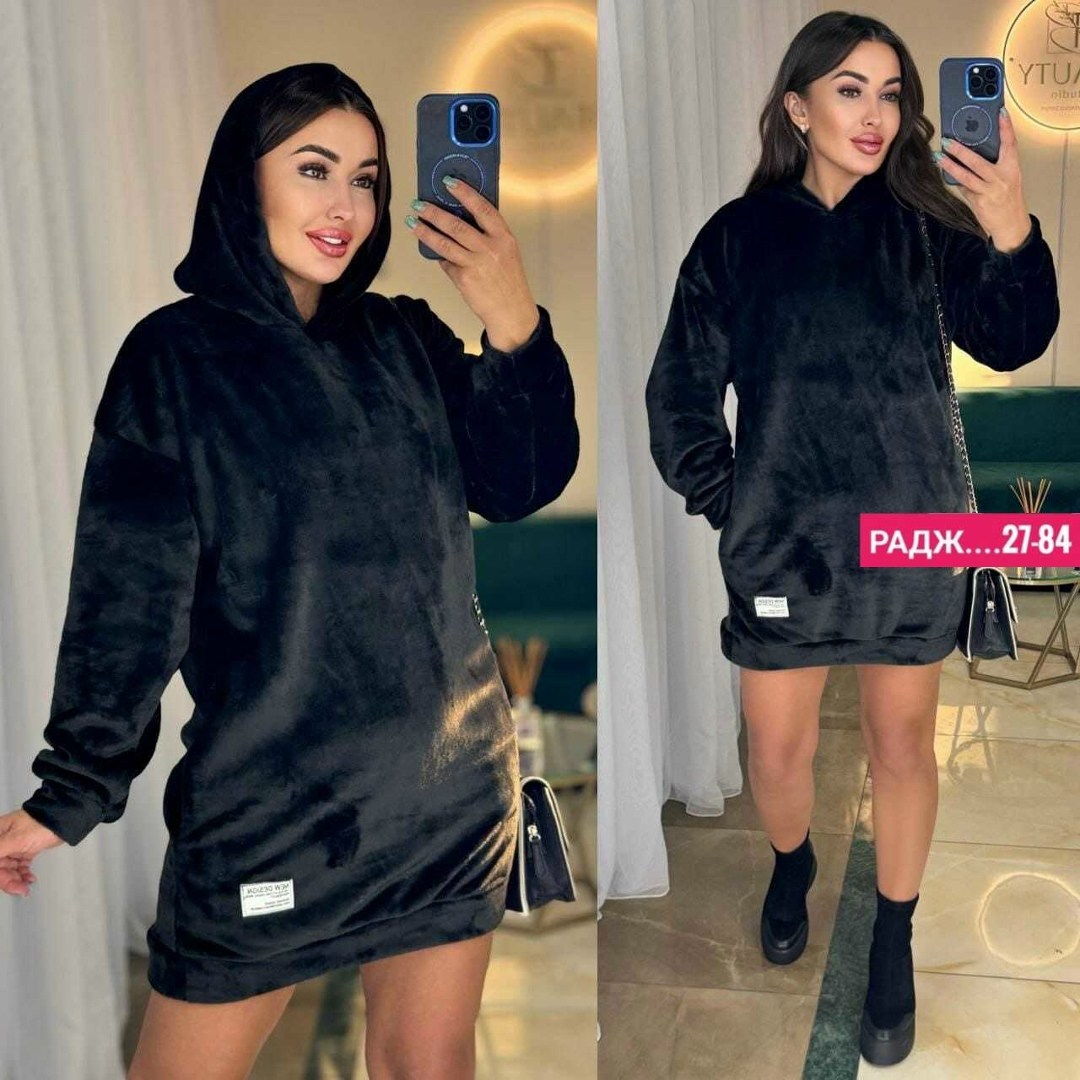 платье с капюшоном теплое,туника женская с капюшоном,платье с капюшоном,платье худи теплое,платье худи с капюшоном