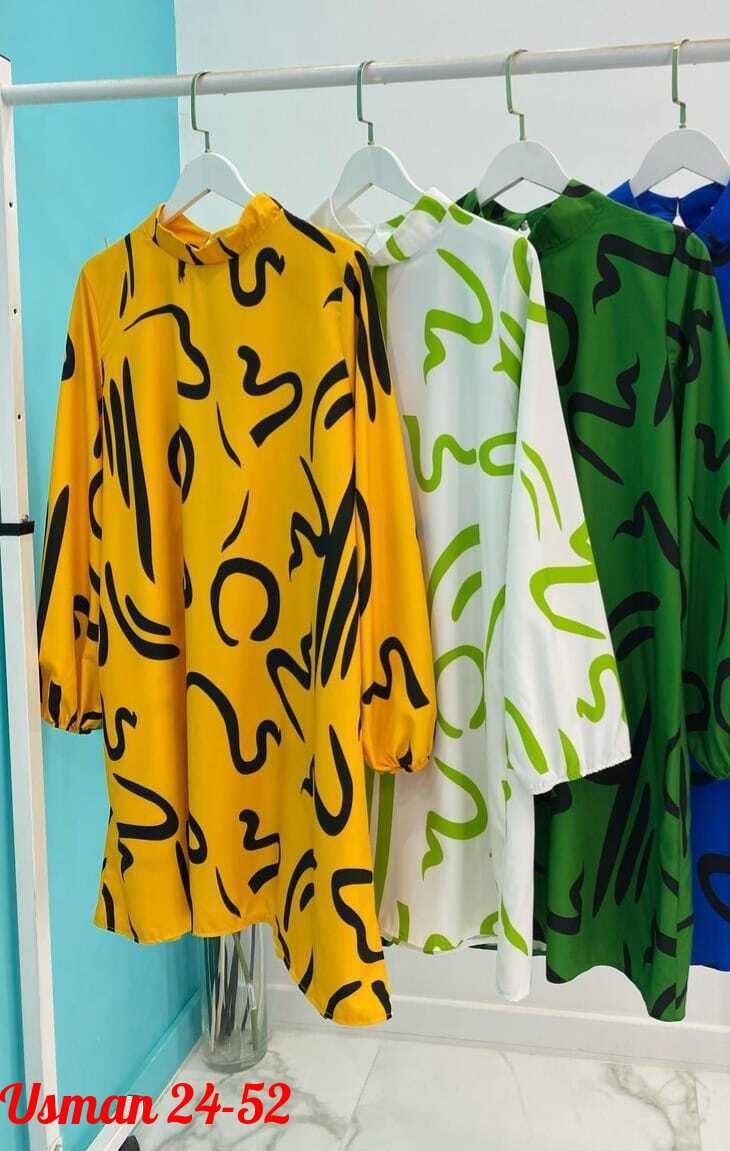 женское платье с принтом,платье туника,женская платье,модное платье,женское платье с рукавами