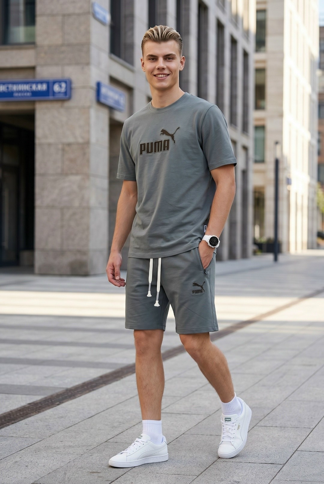 мужские шорты puma,шорты пума мужские,спортивные костюм,мужская мода,шорты мужские