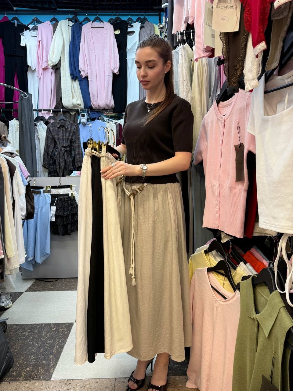 длинная юбка,юбка,льняная юбка,юбка миди,женская длинная юбка