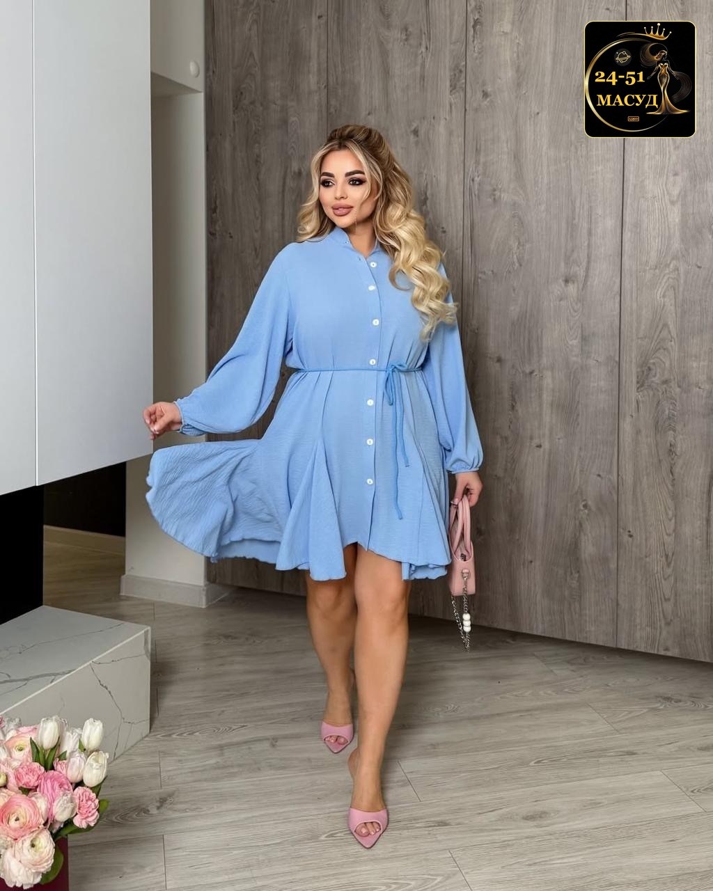 платье с поясом,платье,голубое платье,платье женской,платье стильное