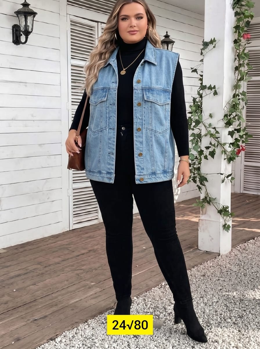 женский джинсовый жилет большого размера,жилет джинсовый,жилет для полных,джинсовый жилет женский,жилетка женская