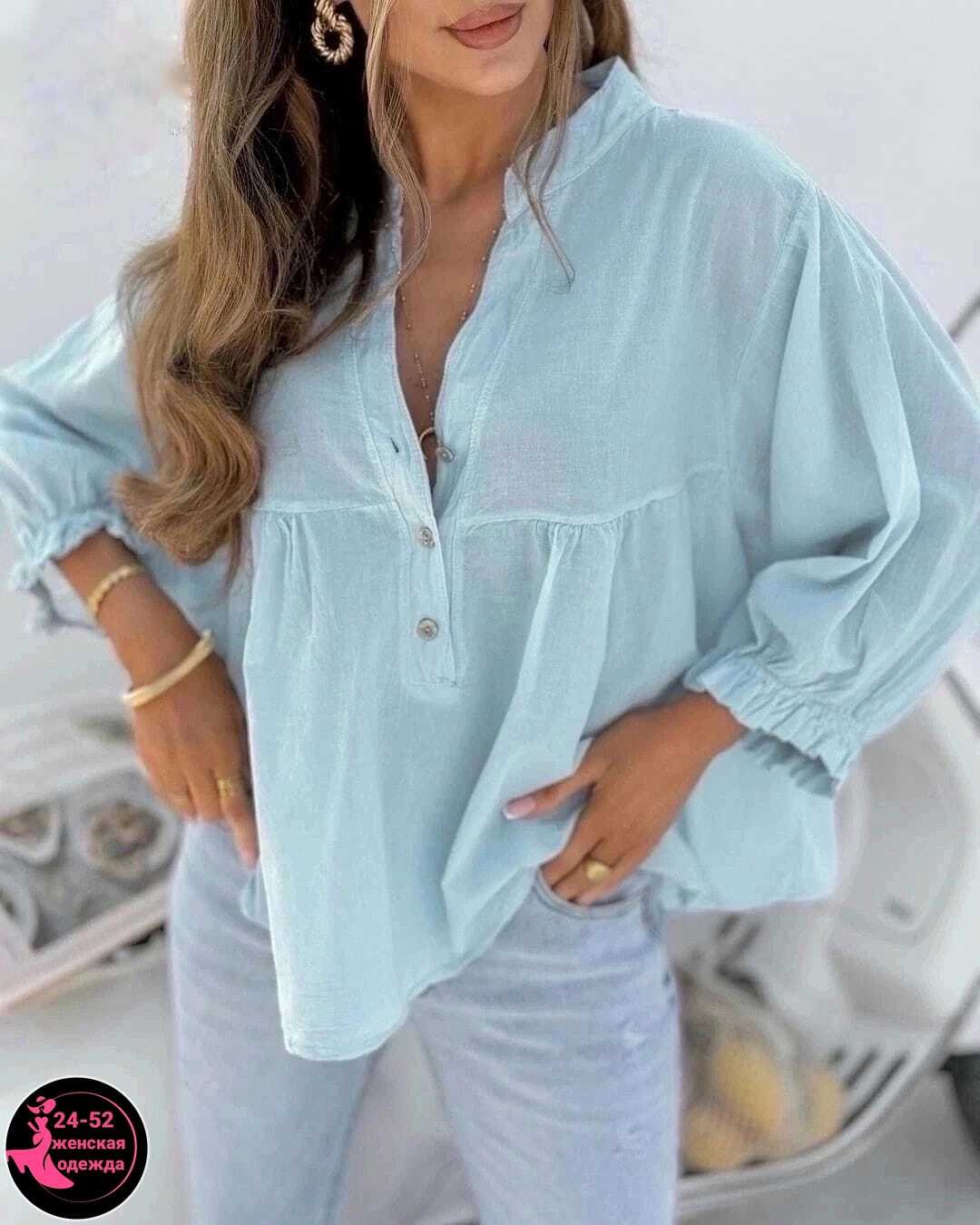 рубашка женская летняя,блузка женская голубая,блузка женская,рубашка женская летняя оверсайз,хб блузки женские летние