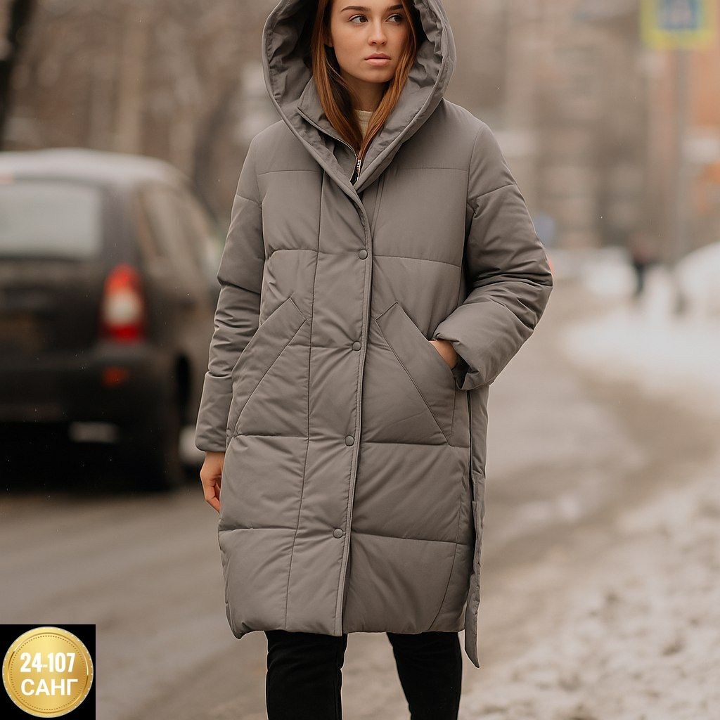 куртка женская зимняя,куртка женская бежевая,пуховик зимний длинный с капюшоном over easy,пуховик зима,пуховик женский monzza бежевый