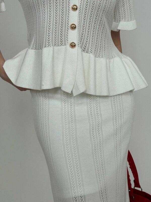 костюм трикотажный с юбкой eberens,костюм трикотажный с юбкой,вязаный костюм с юбкой,костюм трикотажный,вязаные костюмы