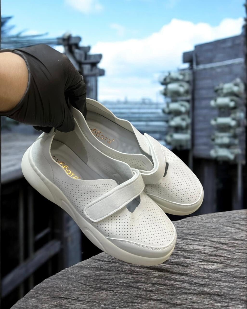 , медсестры,туфли с перфорацией, женская,туфли летние женские