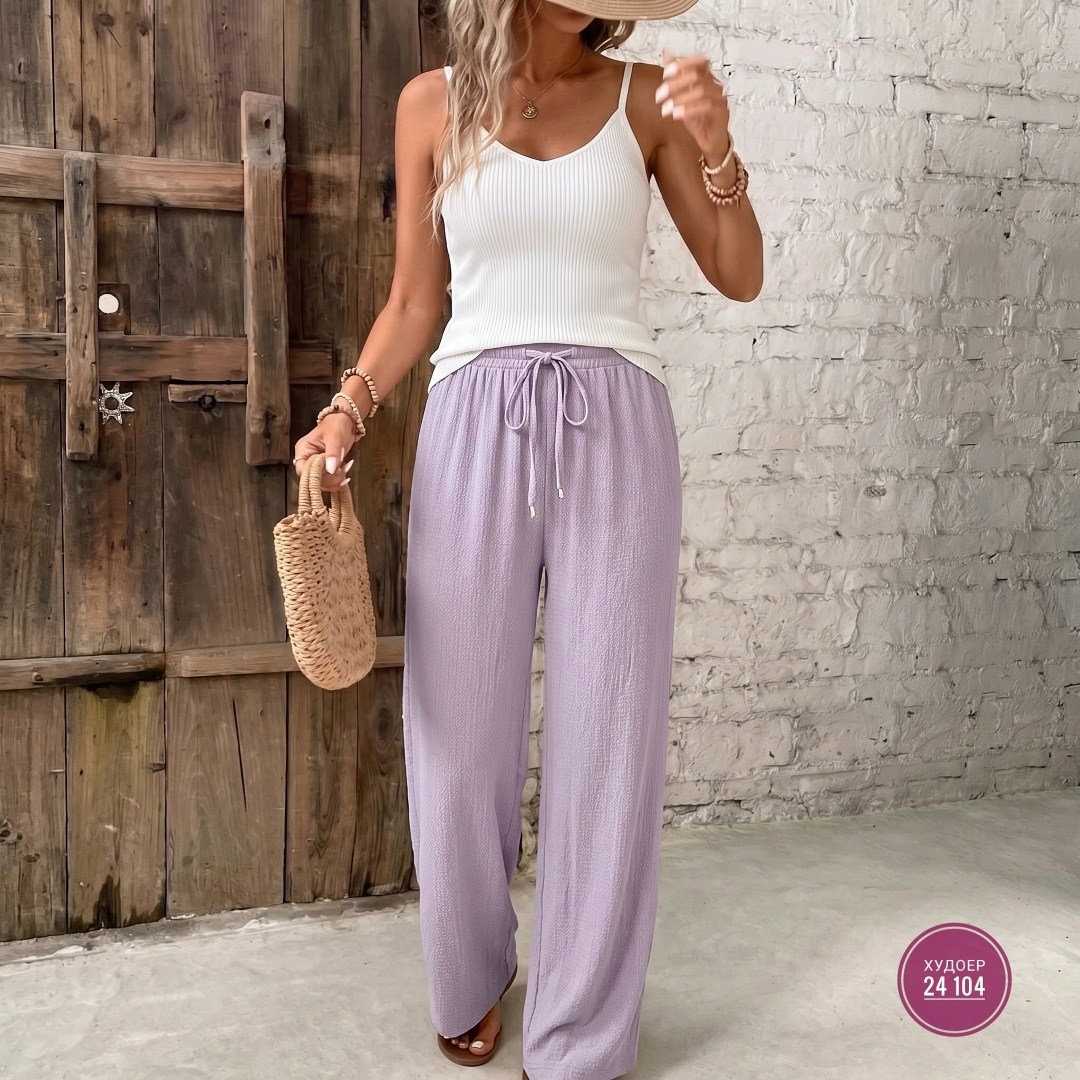 повседневные брюки,брюки свободные,летние брюки,женские брюки,брюки с завязками