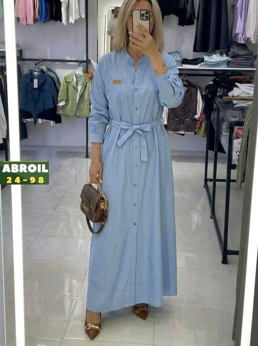 платье джинс,джинсовое платье,женское джинсовое платье,джинсовое платье-рубашка длины миди,джинсовое платье рубашка